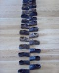 Artist From Turkey Slices and Arranges Shoes
