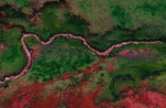 This Pink River is Truly Breathtaking