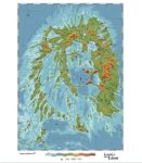 Artist Makes Fictional Maps That Look Like Animals