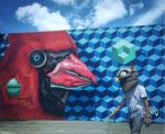 Mystery Artist Creates Beautiful Murals While Wearing a Bird Mask