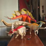 Chilean Artist Creates Impressive 3D Paper Dinosaurs