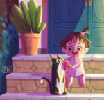 Illustrator Showcases the Special Bond Humans Share with Cats