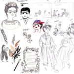 Illustrator Reinterprets the Works of Frida Kahlo