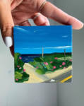 Artist Creates Vibrant Paintings Inspired By Local Beaches