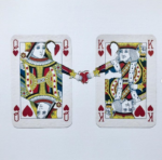 Artist Doesn’t Stop Making Collage Of Two Playing Cards