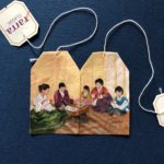 Painter Turns Used Tea Bags Into Miniature Works of Art