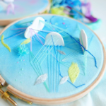 This Artist Embroideries Polymer Clay