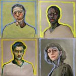 Agnes Grochulska’s Emotional Portraits Feature Colorful Outlines