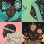 Paul Lewin Channels African Folklore Through His Portraits