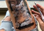 Artist Paints Beautiful Art On Her Own Skin