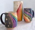 Christine Tenenholtz Creates Joyful Rainbow Vessels